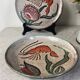 Daniel Etienne Vallauris ceramic plates