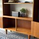 Bibliothèque vintage scandinave en teck, 1970