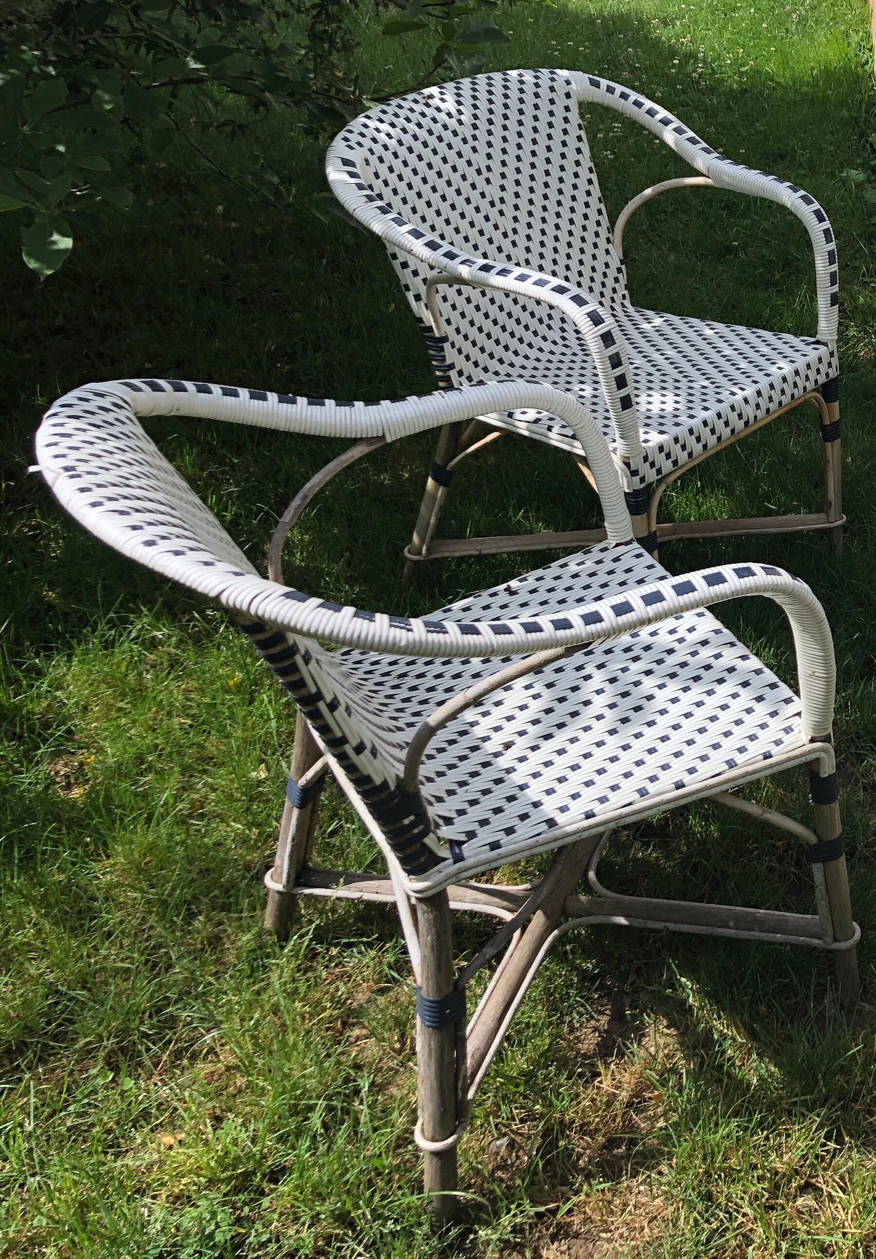 Set of 4 armchairs Drucker terrace Parisian Bistro