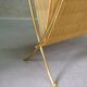 Mid-Century Modern Brass and Bamboo Magazine Rack, Austria 1950s