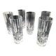 6 Cocktail glasses, whiskey soda in RCR crystal