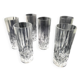 6 Cocktail glasses, whiskey soda in RCR crystal