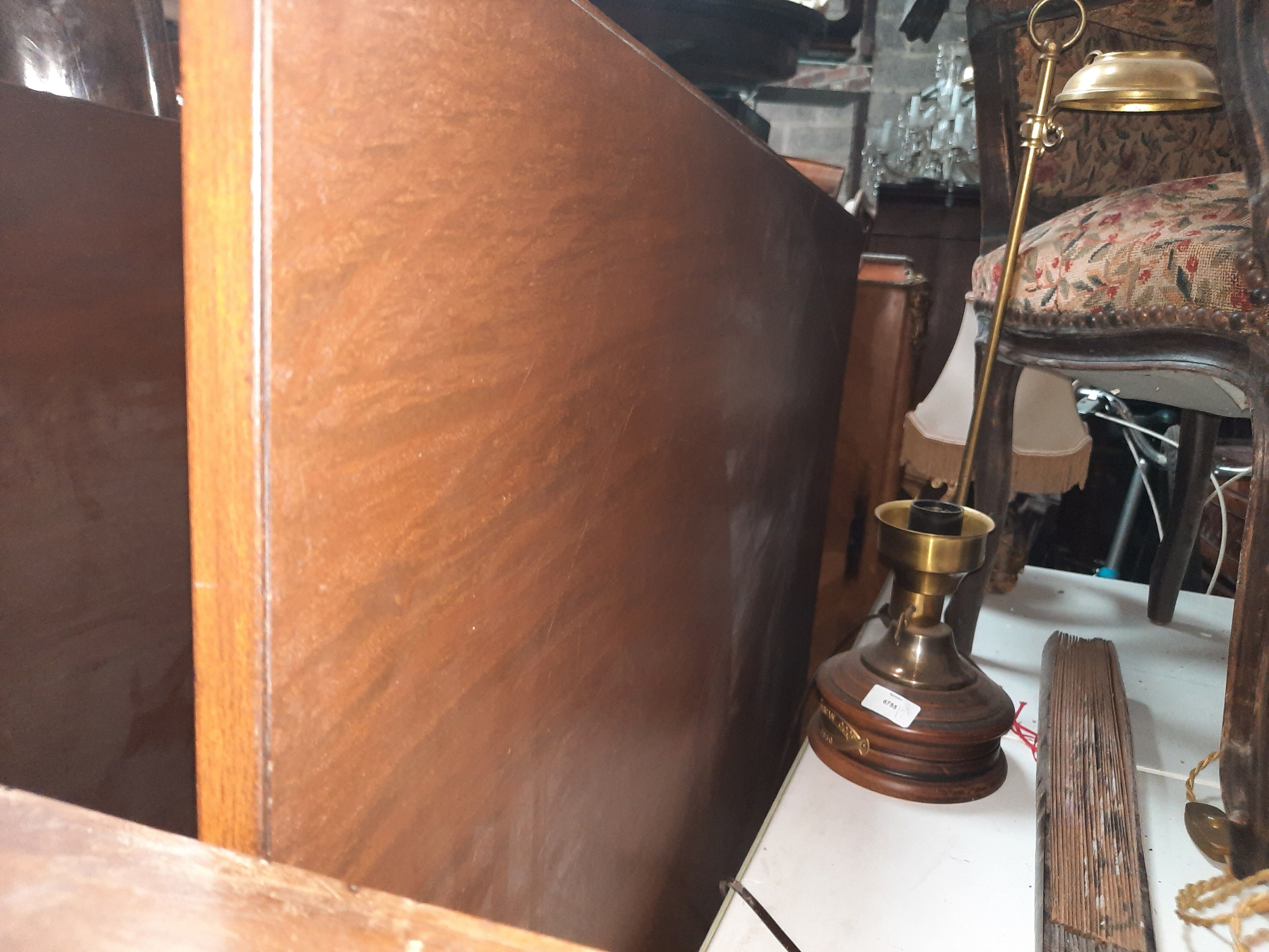 Large square coffee table with 2 metal tops