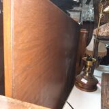 Large square coffee table with 2 metal tops