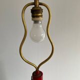 Wooden floor lamp base from the 60s