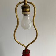 Pied de lampadaire en bois des années 60