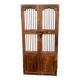 Teak patio door