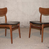 Series of 5 HP Hansen chairs for Mobelindustri