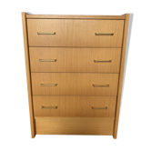 Commode vintage 4 tiroirs par Capelle