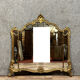 Miroir style Louis XV en bois vers 1950 112x110cm