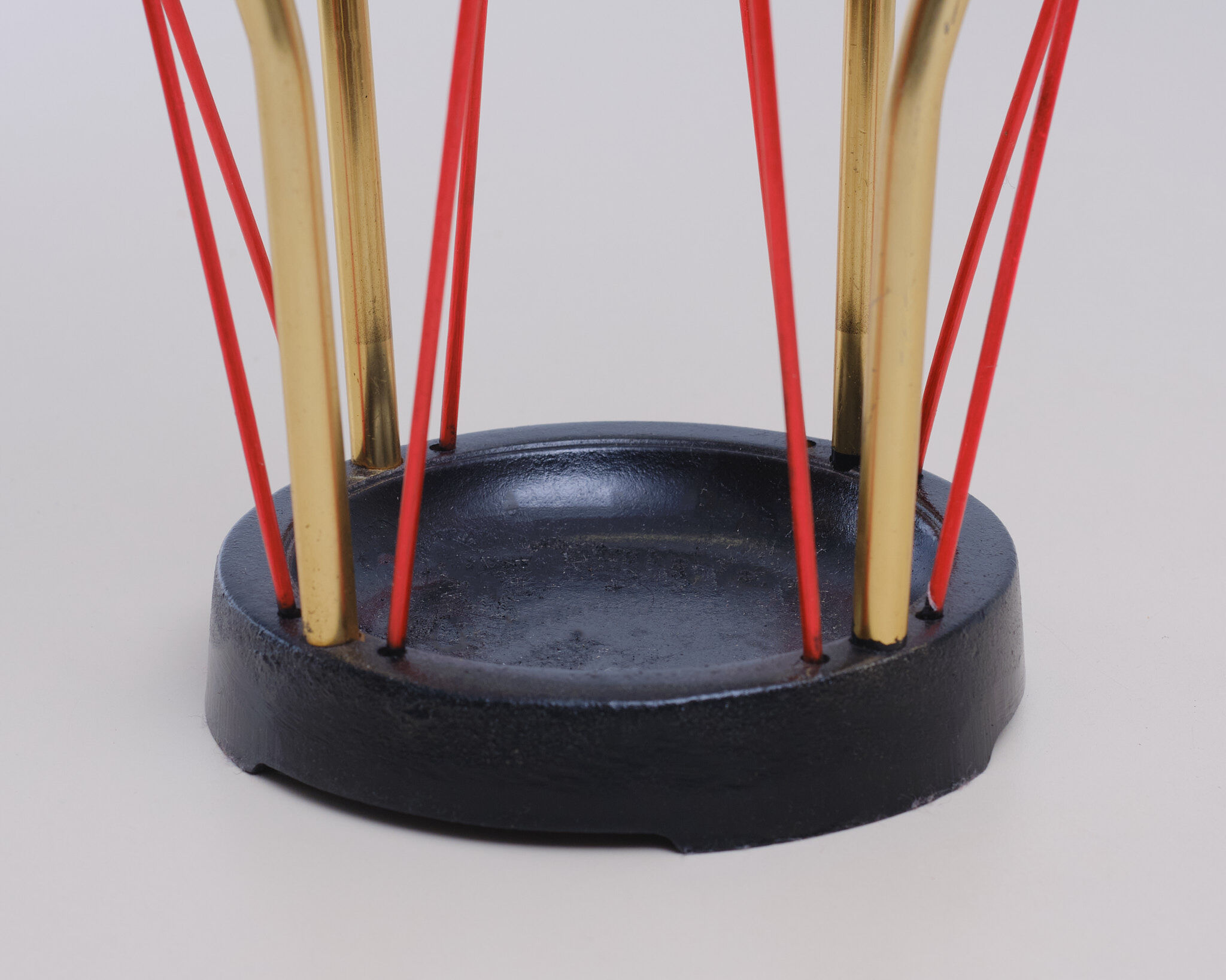 Brass umbrella stand, austria, 1950
