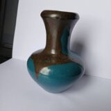 Vase en grès de Puisaye signé Jean Pointu