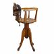 Chaise de barbier antique pour enfants, Allemagne vers 1920.