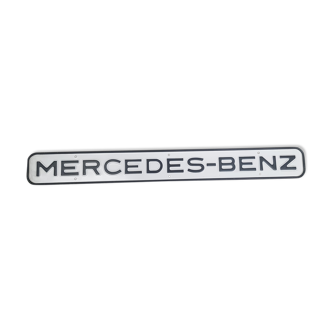 Mercedes-Benz metal truck plate embossed