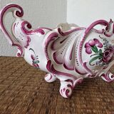 Antique Desvres earthenware planter