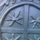 Stern art foundry crown fireplace plate