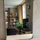 Rectangular mirror 70s plexiglass frame and chromed metal