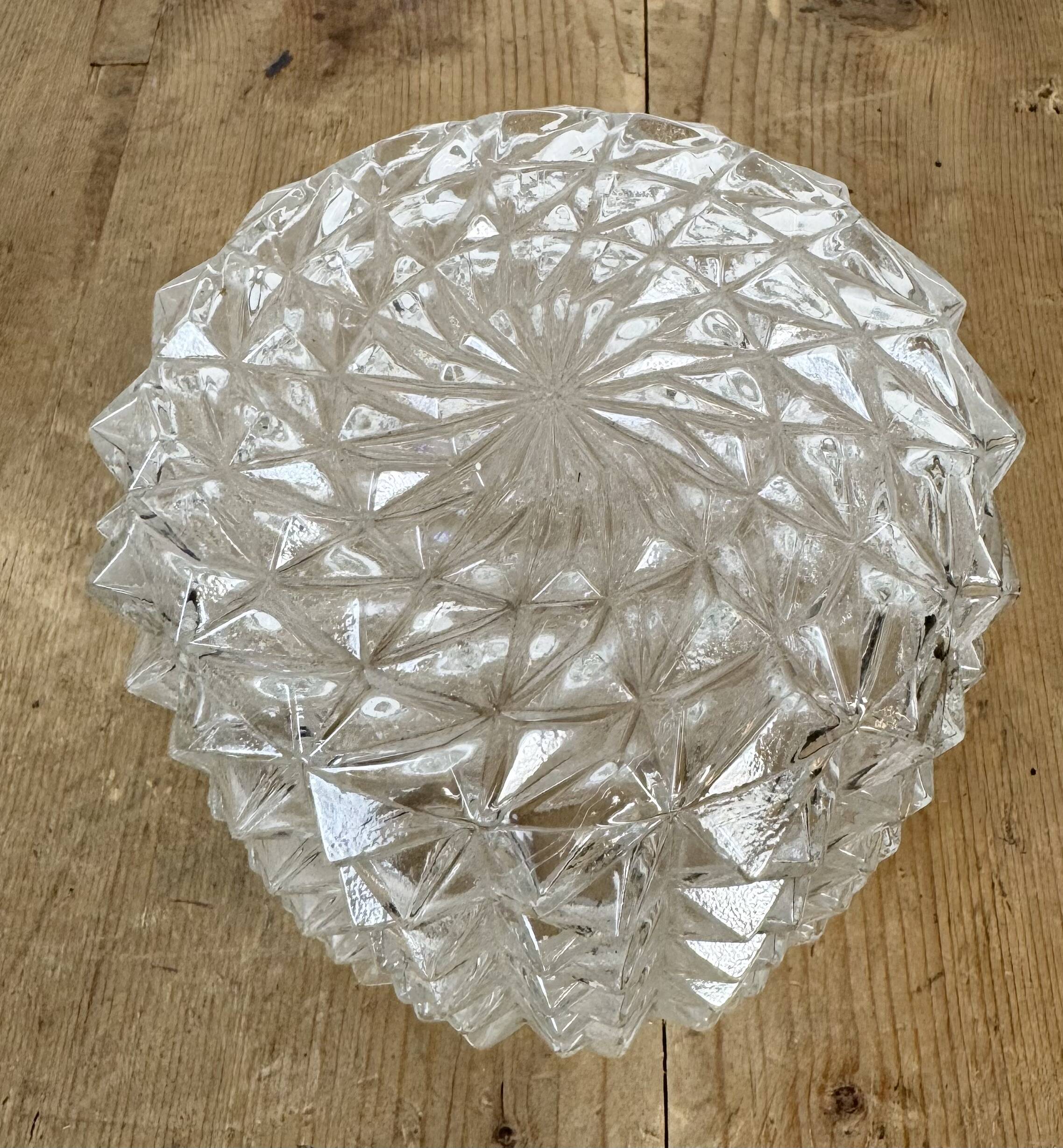 Vintage White Porcelain Wall Light, 1970s