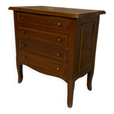 Small wooden chest of drawers with 3 drawers and an opening top – accent furniture