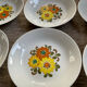 Set of 6 vintage porcelain plates