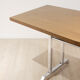 Desk 1970 in teak wood & structure chrome