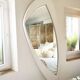 Space Age XXL lacquered wood mirror, France 1970s