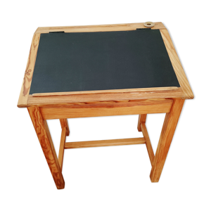 Bureau pupitre d'écolier rénové