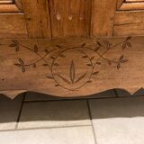 Walnut valet cabinet