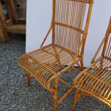 Pair of rattan chairs