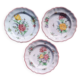 Set of 3 Roullet Roneleau Angoulême soup plates
