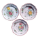 Set of 3 Roullet Roneleau Angoulême soup plates