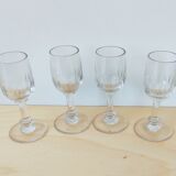 Ensemble 4 petits verres à gouttes