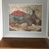 Ancien tableau nature morte figuratif