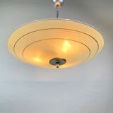 Mid Century Glass Pendant by Napako, Czechoslovakia, 1960's