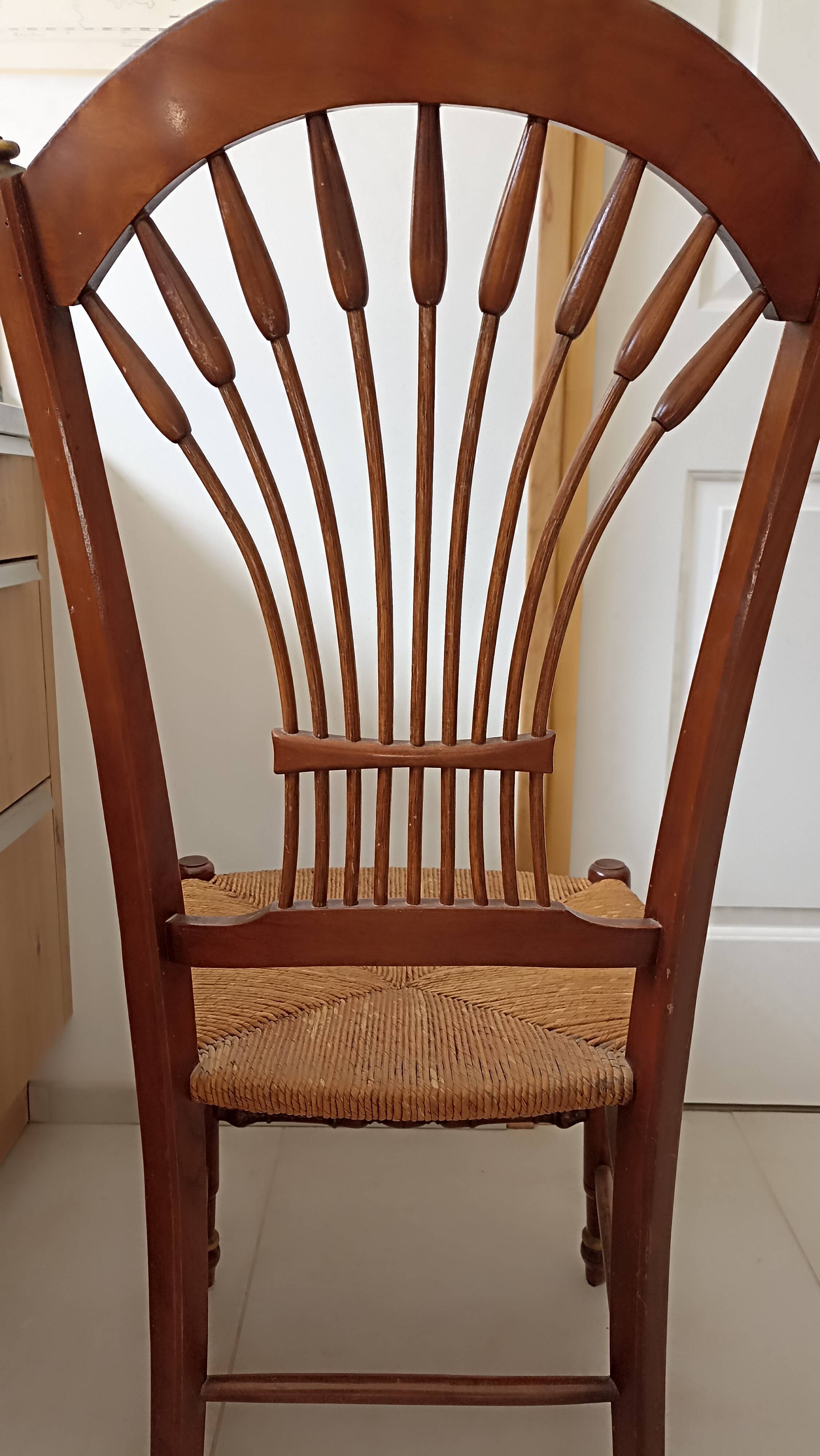 Chaise  rustique Modèle "Gerbe"