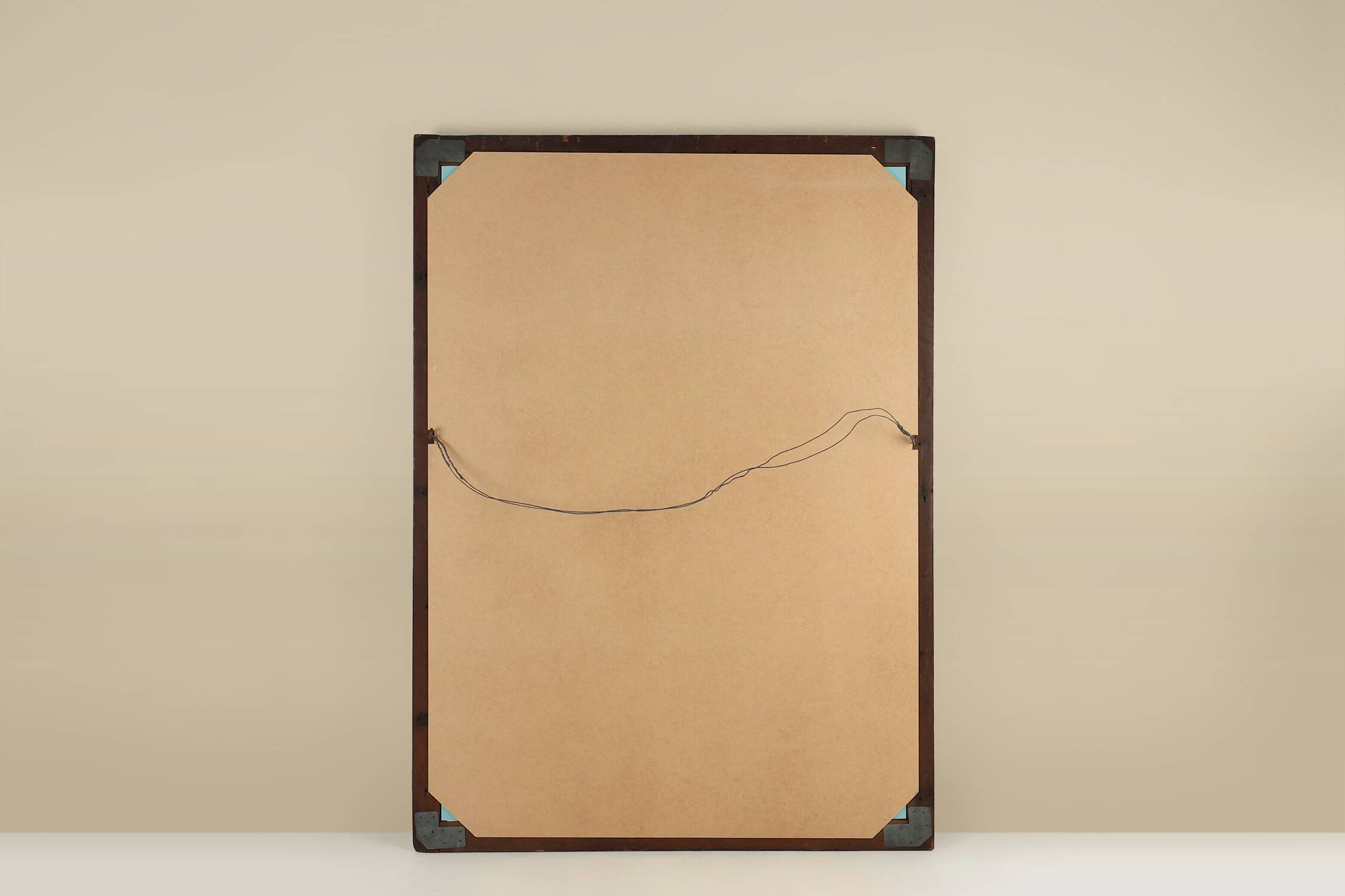 Rare large Antique Baroque or Rococo style hand carved oak mirror, France c