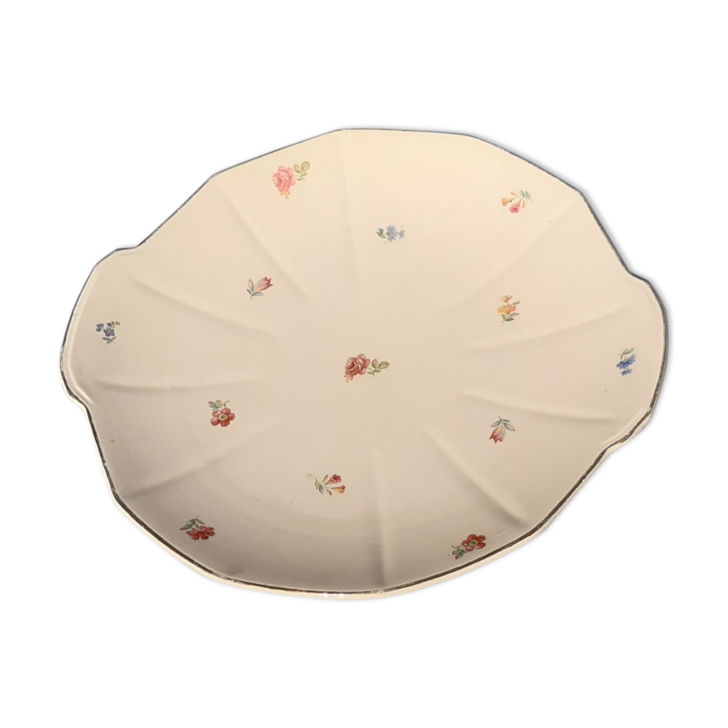 Porcelain dish Sarreguemines numbered