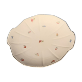 Porcelain dish Sarreguemines numbered