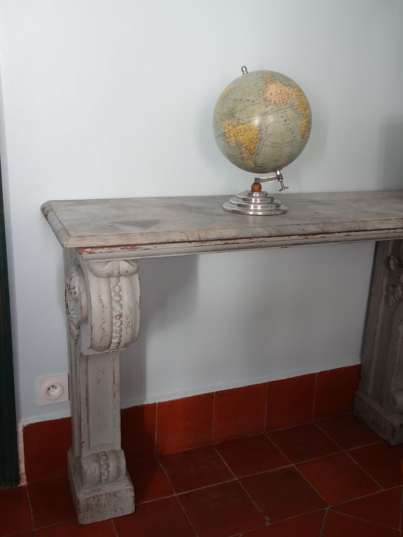 Globe Terrestrial Forest early twentieth, diam. 20 cm