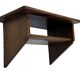 Vintage Danish rosewood wall shelf open floating shelf 60s design