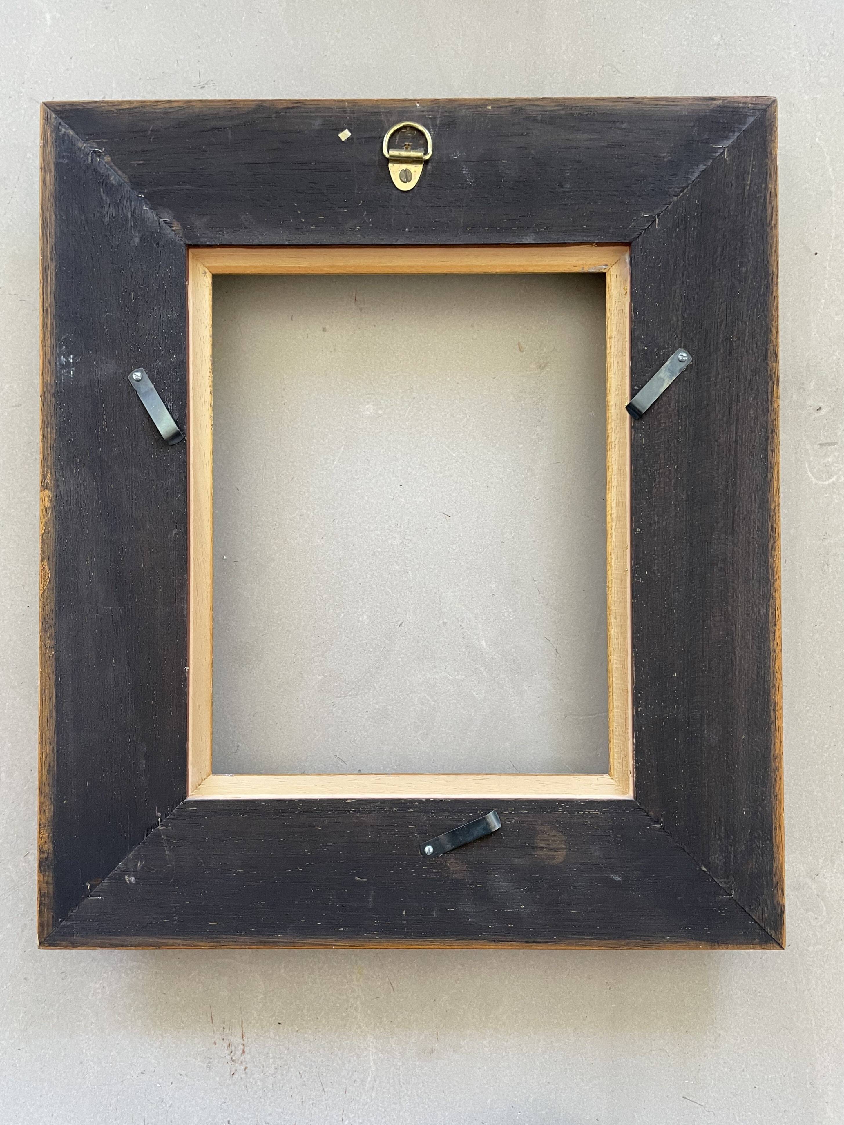 Old gold and black frame