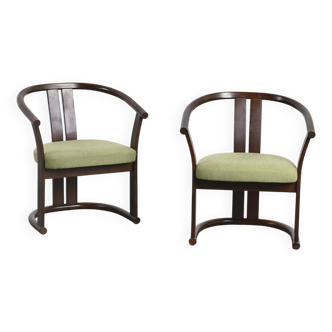 Paire de Fauteuils en Hêtre par Isamu Kenmochi, vers 1965