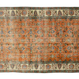 Anatolian handmade vintage rug 240 cm x 138 cm