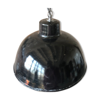 Vintage industrial german model EHS2/S pendant lamp, années 1950