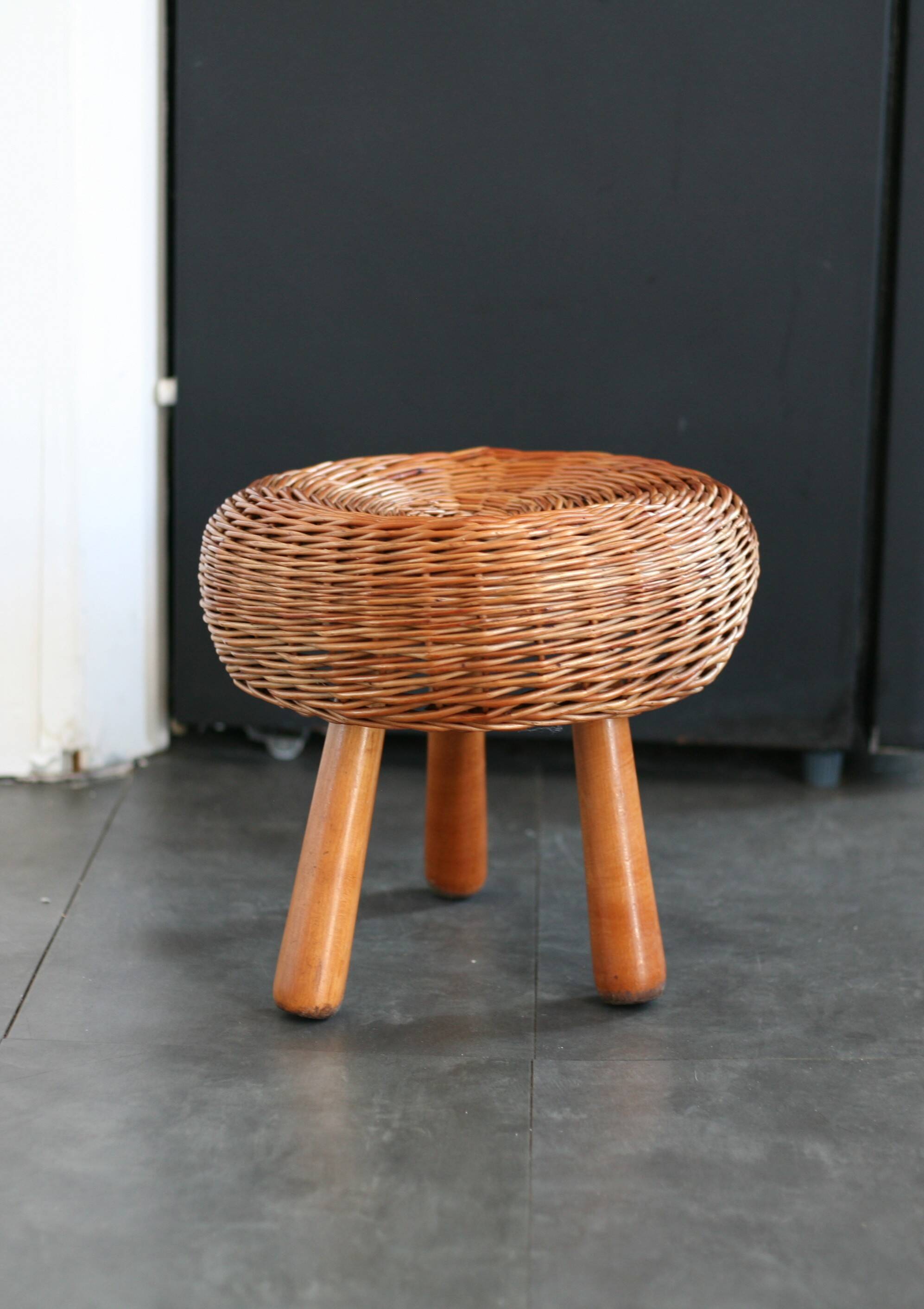 Tony Paul stool, 1950s, USA, vintage design