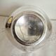 Antique silver-plated metal sugar bowl