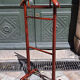 Wooden night valet and brass wheels