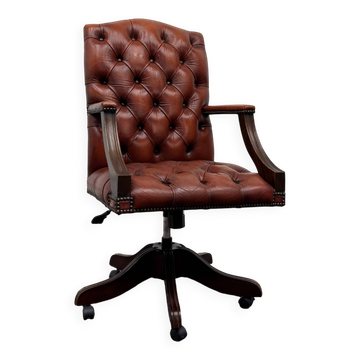English Chesterfield Office Chair President Chair