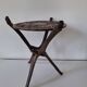 Wooden African Side Table