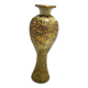 Ancient China baluster vase, jade and gold ornaments, Song